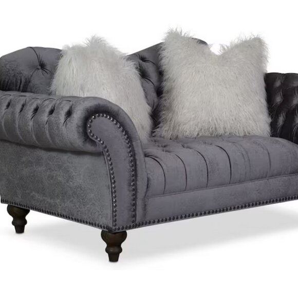 Large Fur Throw Pillow (1 pillow) - Picture 4 of 9